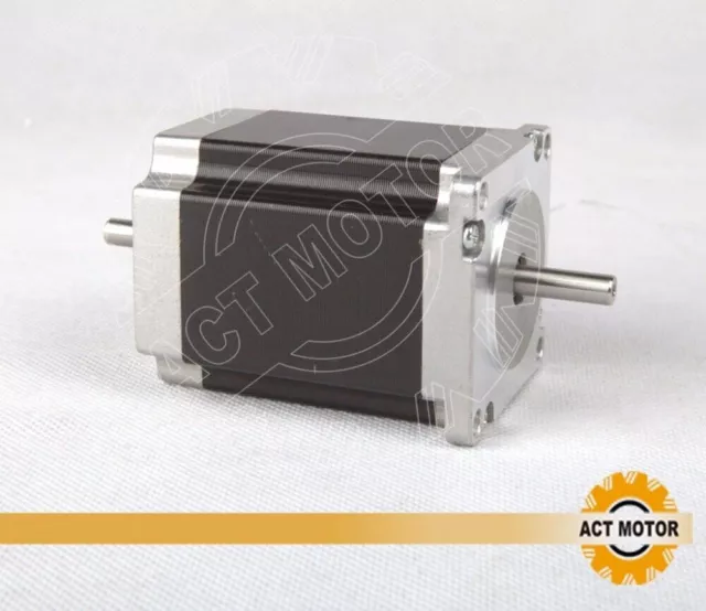 1PC Nema23Stepper motor 2.4N dual Shaft Φ8mm 84MM body CNC 23HS9440B-26