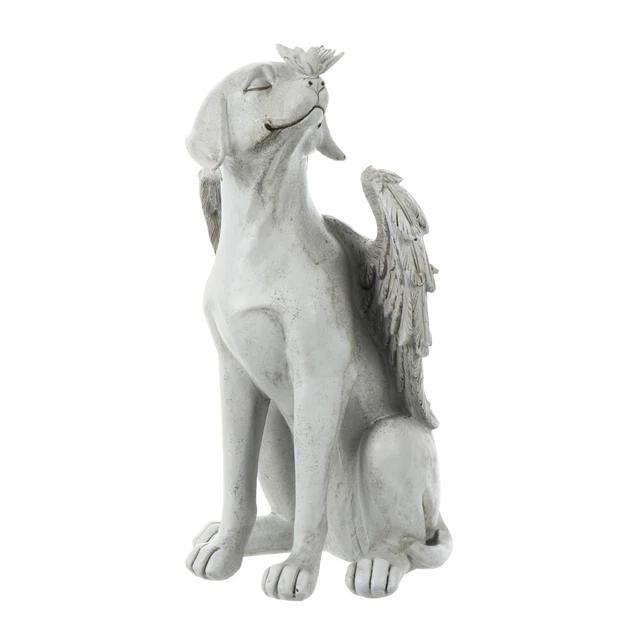 Scultura Animale Statua Del Cane Angelo Statua All'aperto Decorazioni