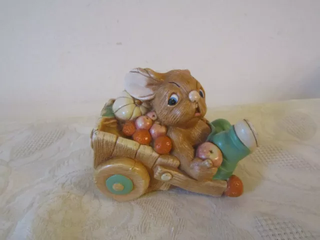 Pendelfin  rabbit cute collectors Figurine Barrow Boy Green Trousers