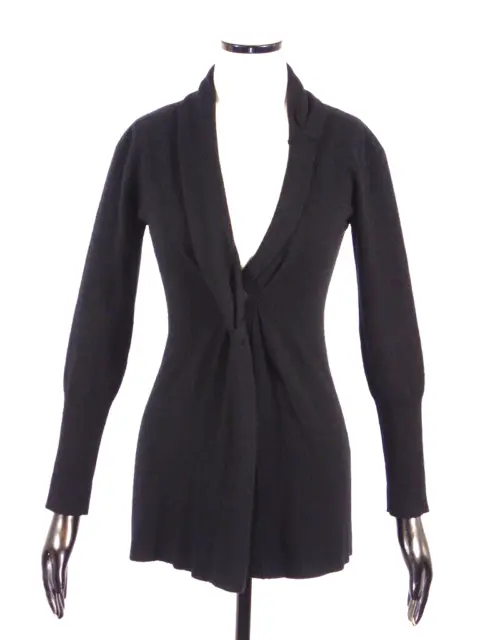 Brunello Cucinelli Women's Black Cashmere Cardigan Sweater Size XS Extra Small