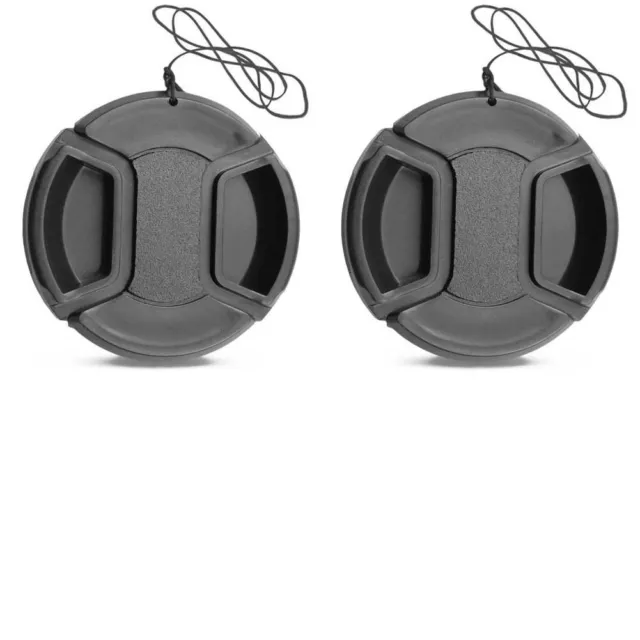 2X 58mm Lens Cap For Fujifilm X-A3 X-A1 XC16-50mm / X-T20 X-T10 XF18-55mm lens