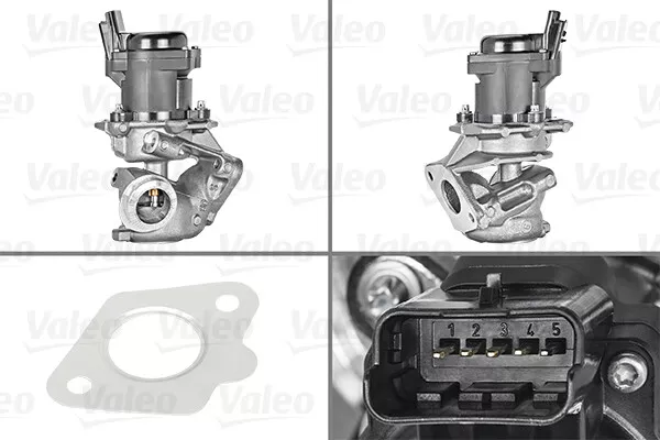 VALEO AGR-Ventil 5-polig ohne AGR-Kühler (700413) für C2 FORD Fiesta VI