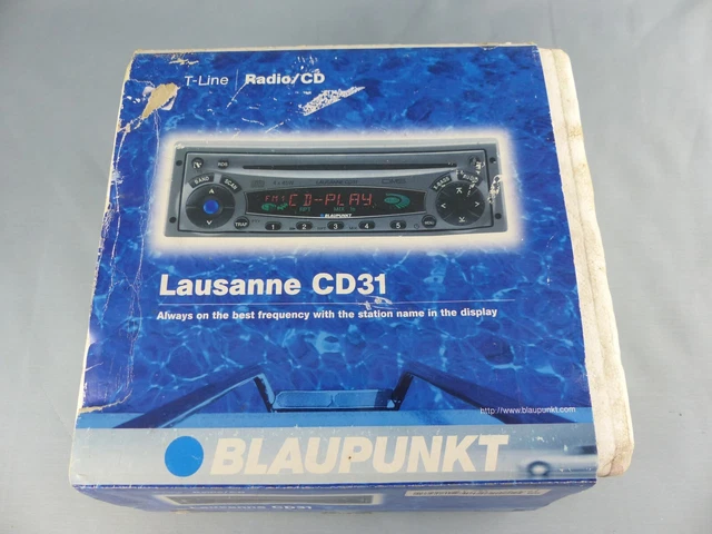 AUTORADIO RADIO / CD BLAUPUNKT modèle Lausanne CD31 complet avec boite ...