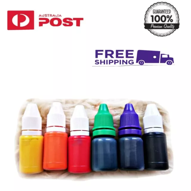 Self-inking Ink Rubber Stamp Refilling Pre-Inked Office Stamp Refill Ink 10mL