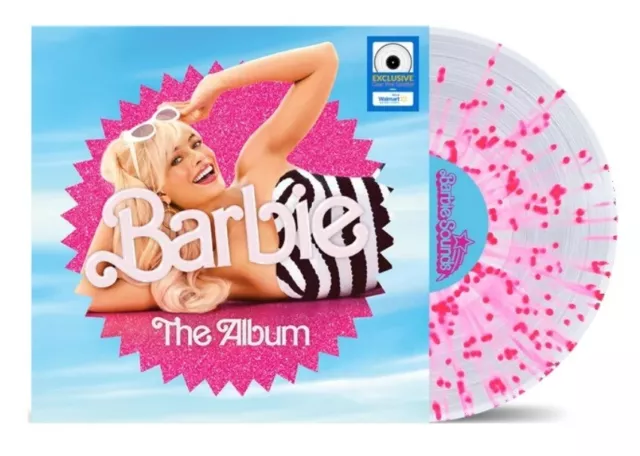 BARBIE BO Soundtrack Splatter Couleur LP Vinyle + Poster Billie Eilish NEUF