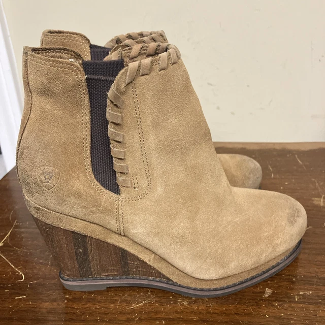 Ariat belle wedge ankle boots cheap