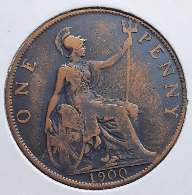 Great Britain England UK 1900 1 Penny Queen Victoria LOT II