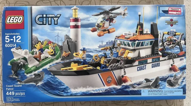 LEGO City Coast Guard Patrol (60014) New Sealed