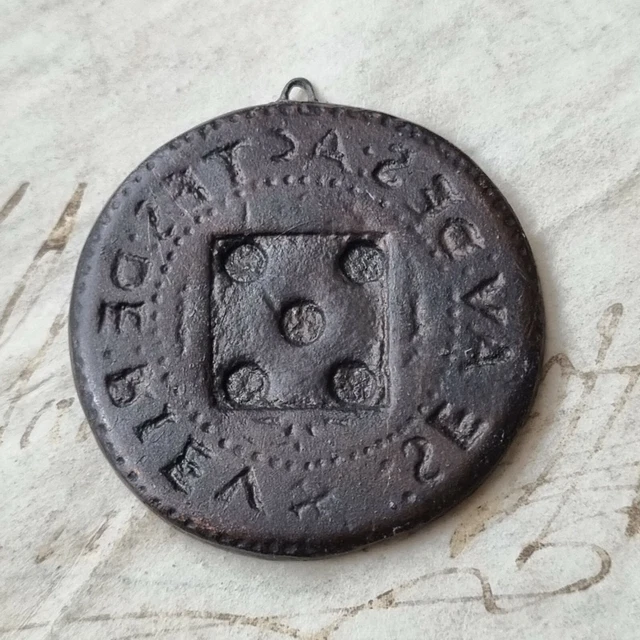 Matrice Sceau Ancien Cachet Armoiries A Déterminer Sigillographie