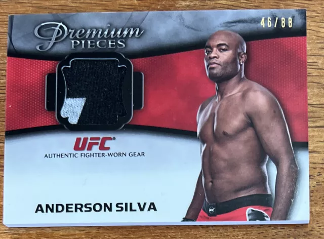 2013 Topps Knockout Ufc Premium Pieces Relic Anderson Silva  /88