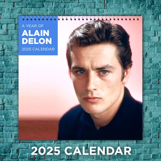 CALENDRIER ALAIN DELON 2025, Alain Delon Celebrity 2025 calendrier