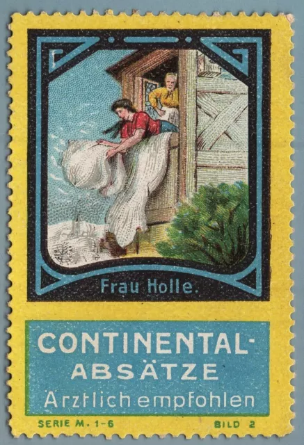 ES2050 Poster stamps advertising: Mother Holle by Continental