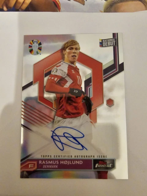 2024 Topps Finest 多彩 Rasmus Hojlund Auto