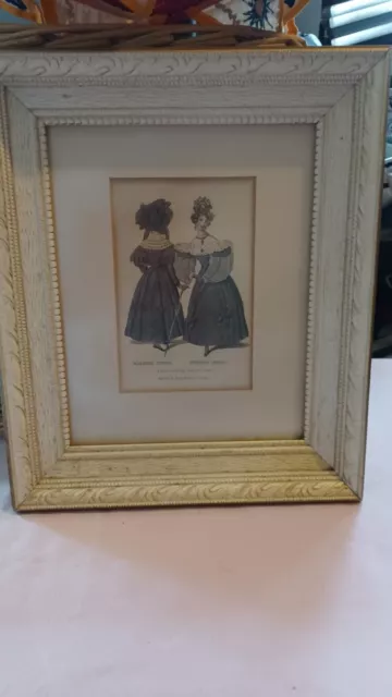 Vintage 11x13inch Framed Picture English Costume