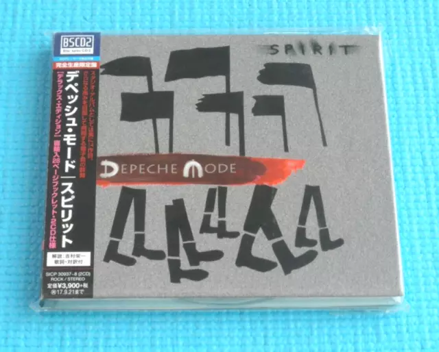 DEPECHE MODE BSCD2 2CD Spirit Deluxe Edition 2017 Japan SICP-30937/8 OBI