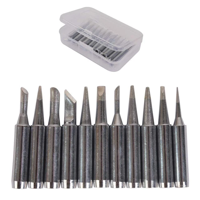 11pcs Solder Soldering Iron Tip for Hakko Station 900M 933 907 936 ...