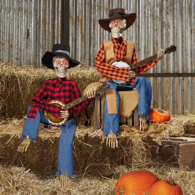 Animated  Dueling  Banjo  Skeletons