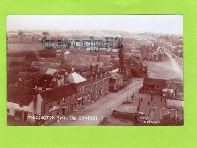 Toddington from the Church Nr Luton Dunstable unused RP pc Smy Ref C338