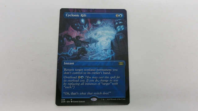 MTG Magic Foil Cyclonic Rift Borderless NM Unplayed Double Masters
