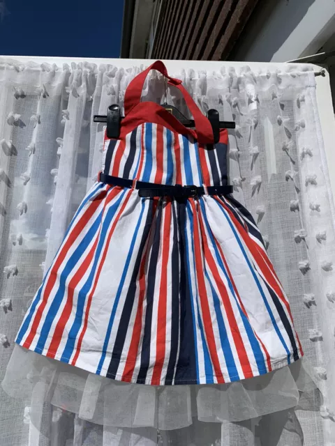 Red white and discount blue dress uk