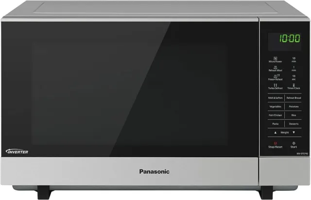 Panasonic Flatbed Inverter Microwave 27L w/ LED Light 16 Programs 1000W
