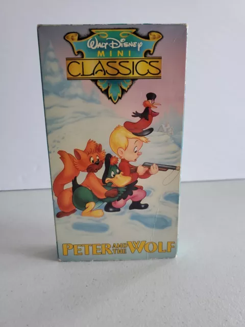 Walt Disneys Mini Classics - Peter  the Wolf VHS 1994 Cartoon