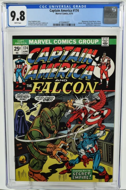 Captain America #174 CGC 9.8 (1974) X-Men Appearance Marvel Comics