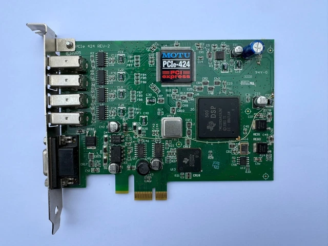 MOTU PCIE-424 PCI Express Audio Interface Card - Fits Modern PC