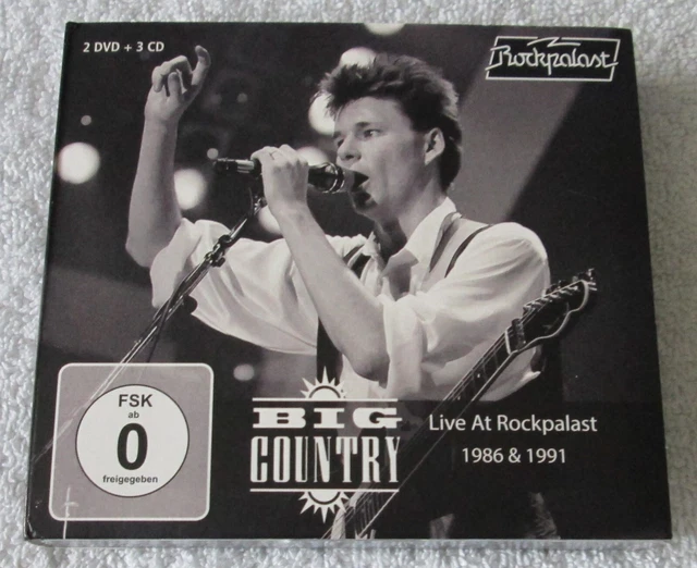 BIG COUNTRY : Live at Rockpalast 1986 & 1991 CD Box Set with DVD 5