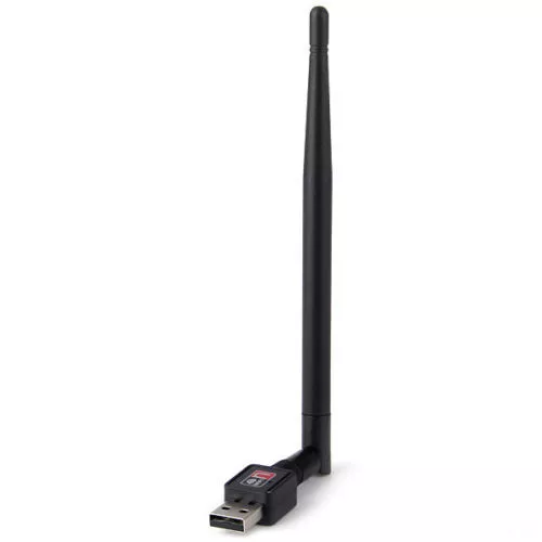 USB WiFi Adapter Kali Linux/Aircrack kompatibel Hack WiFi Netzwerk 5dBi Antenne 2