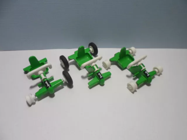 PLAYMOBIL – Lot de 3 karts vert d’enfants / Kart body / 4141