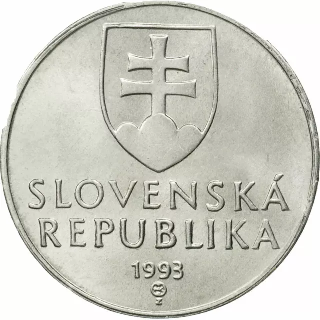 [#467459] Münze, Slowakei, 10 Halierov, 1993, UNZ, Aluminium, KM:17