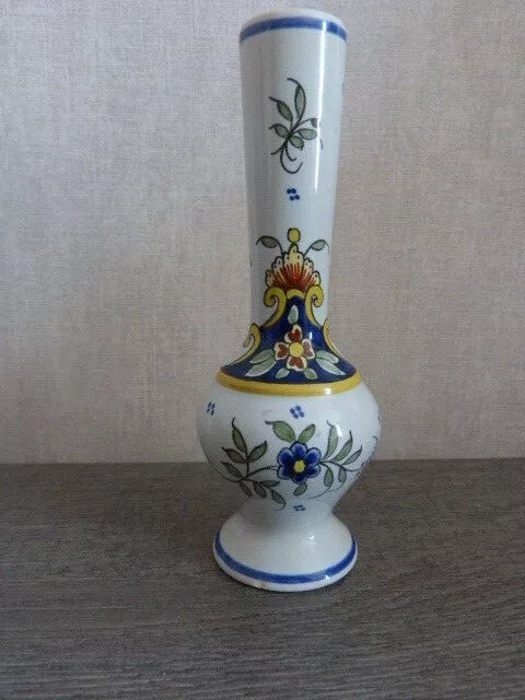 petit vase , soliflor , vieu rouen , géo martel (samg)