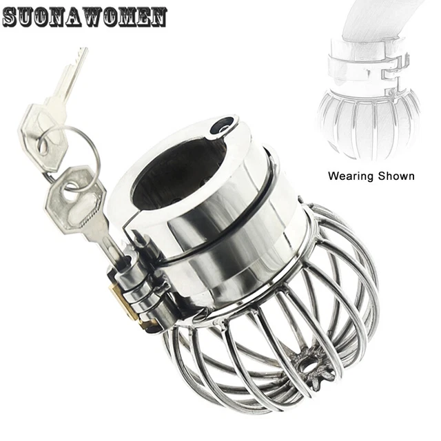 HEAVY TESTICLES BALL Stretcher Stainless Steel Scrotum Restraint Screws