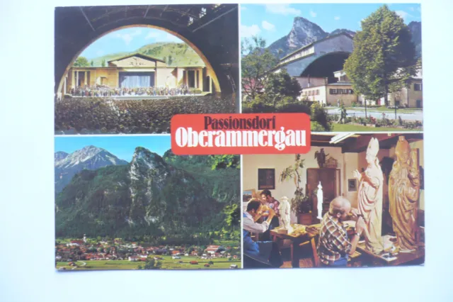 Ansichtskarte: Oberammergau, Passionsdorf