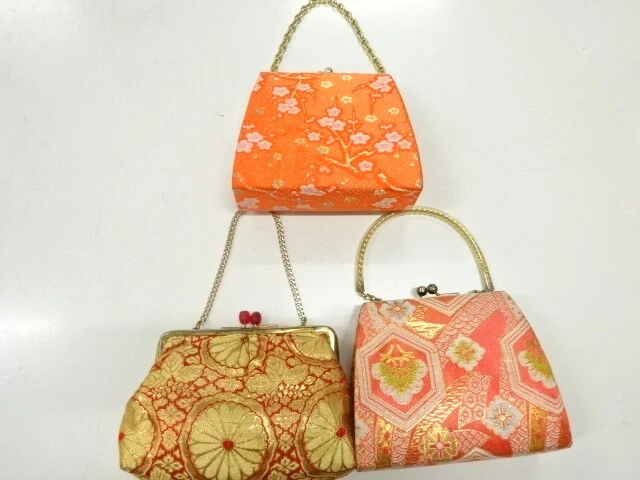 48013# Japanese Kimono / Bag For Girls / Set Of 3