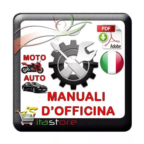 E1924 Manuale officina per moto Yamaha XVS-650 Dragstar dal 1997 PDF italiano