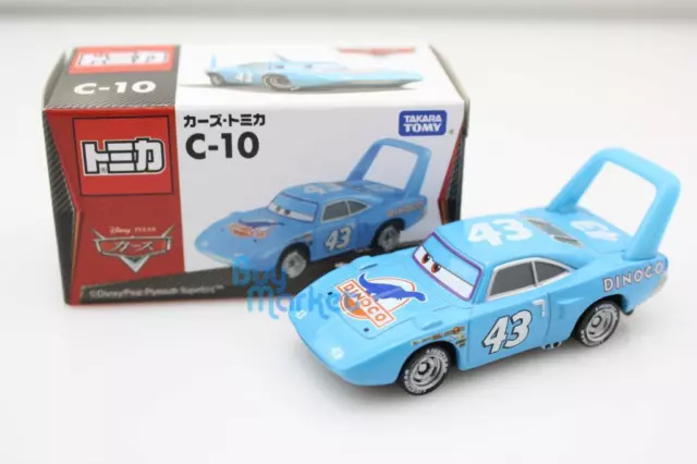 Tomica Takara Tomy Disney Mini CARS 2 Blue KING C-10 Coche Rescate Diecast Juguete