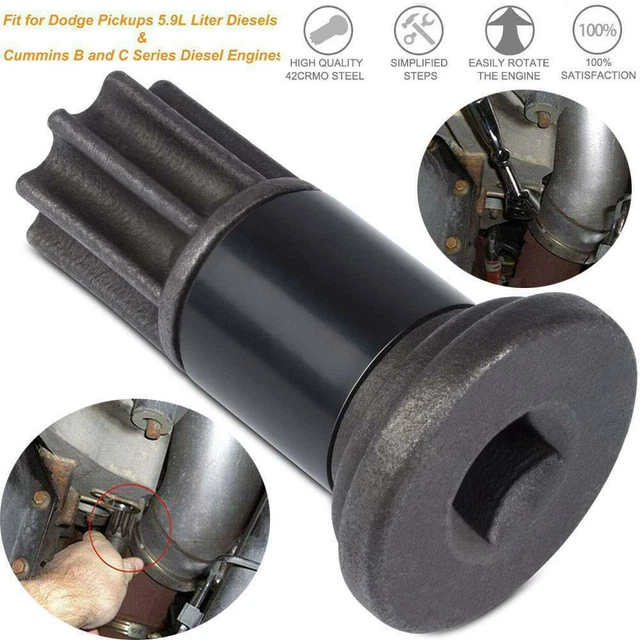 CUMMINS B/C ENGINE Barring/Rotating Turn Tool For Dodge Pickup 5.9L