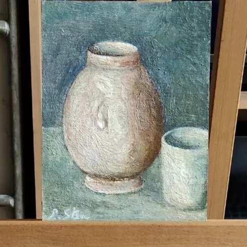 Dipinto a olio ''natura morta''