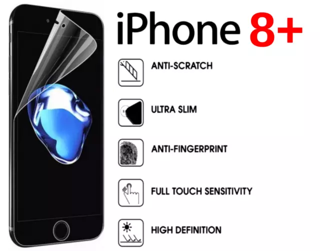Hq Clear Matte Anti Glare Screen Protector Cover Guard Apple Iphone 8 Plus 8+