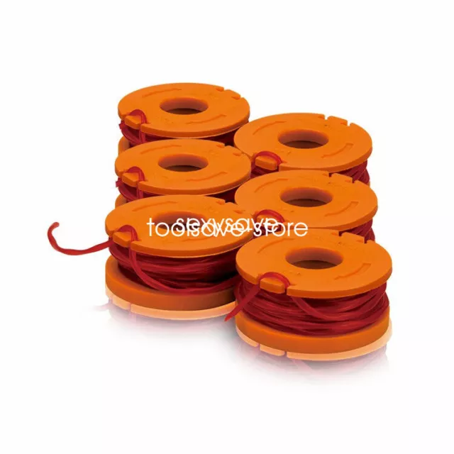 6-Pack WA0010 WORX Spools Lines for all Battery Powered Worx GT's