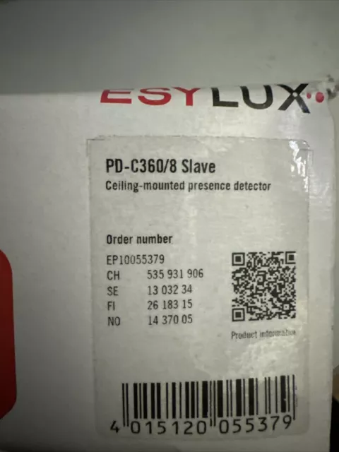 Esylux PD-C360/8 Slave Decken-Präsenzmelder (EP10055379)