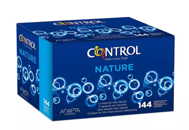 Control Nature Adapta Box Preservativi 144 Profilattici Condom Top Quality