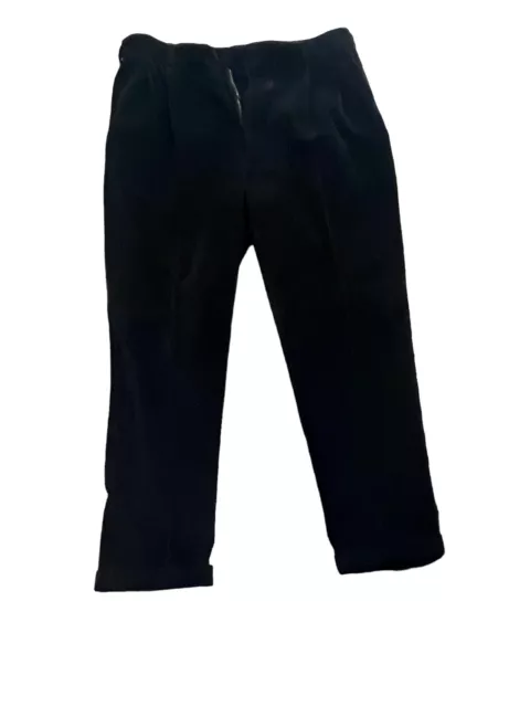 JoS. A. Bank Colorfast Black Mens Corduroy Pants 40 X 32