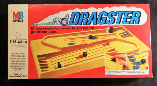 1976 Vintage DRAGSTER Autorennen von MB Spiele, original & komplett