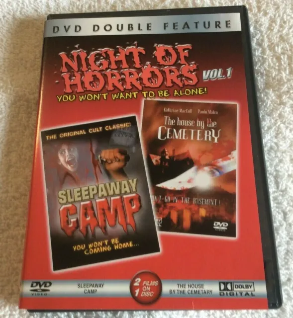 Night of Horrors Volume 1 - Sleepaway Camp/ The House by the Cemetery - DVD
