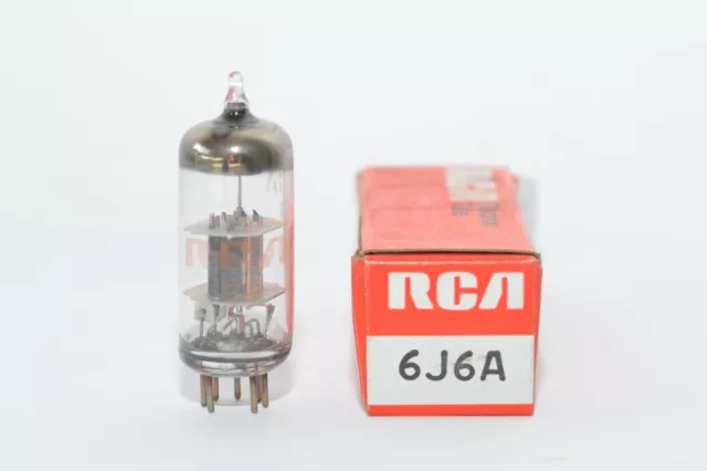 Vintage RCA 6J6A / ECC91, Audio-Radio-Röhre, Vacuum Tube Valve, NIB, NOS