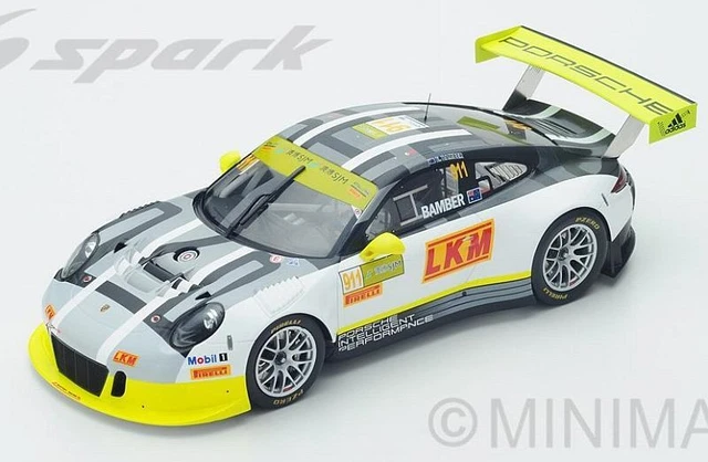 Xe Mô Hình Porsche 911 GT3 R Macau GT Cup FIA GT World Cup 2016 1:64 T