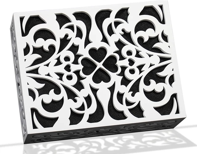 DOORBELL CHIME COVER Box Only, White Door Bell Covers for Wall, Wood